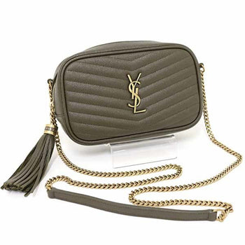 Saint Laurent Lou Chain Shoulder Bag With Tassel