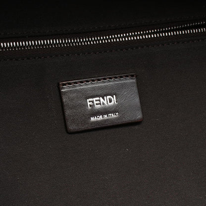 Fendi Chiodo Diagonal Zucca Rucksack Coated Canvas Leather