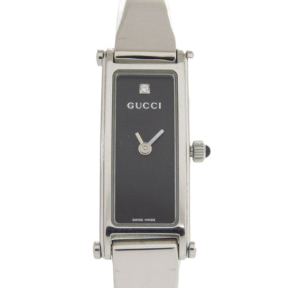 Gucci 1500L Stainless Steel Watch With Single Diamond
