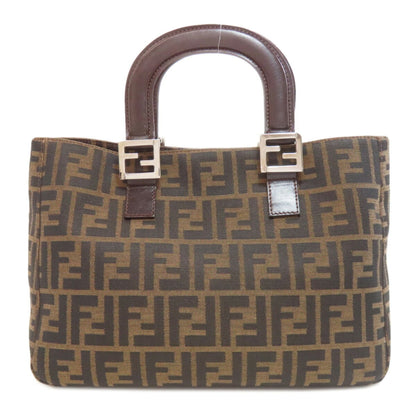 Fendi Zucca Pattern Handbag Canvas