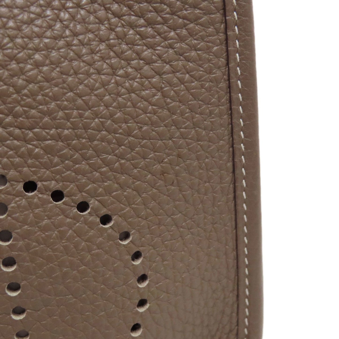 Hermes Herms Evelyn Amazon Etoupe Shoulder Bag With Gold Hardware