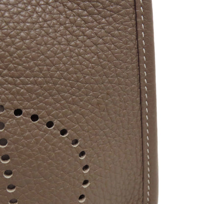Hermes Herms Evelyn Amazon Etoupe Shoulder Bag With Gold Hardware