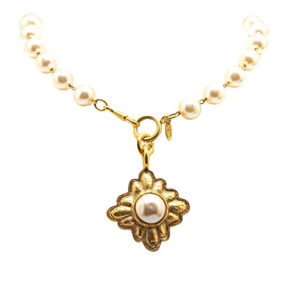 Vintage Chanel Faux Pearl Necklace