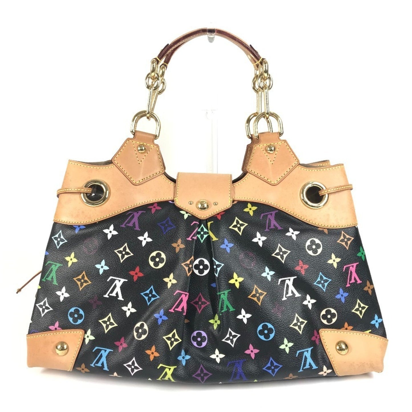 Louis Vuitton M40124 Monogram Multicolore Ursula Tote Shoulder Bag In Canvas