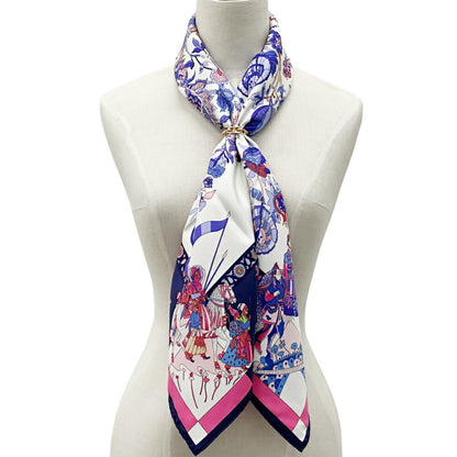 Hermes Scarf Muffler Carre 90 Fantaisies Indiennes Dazzling India