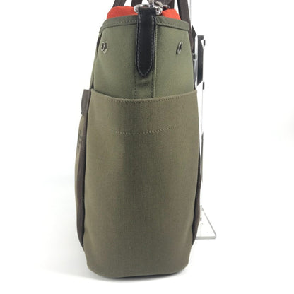 Hermes Hermes Sac De Pansage Groom 2Way Shoulder Bag Crossbody Tote Leather Canvas