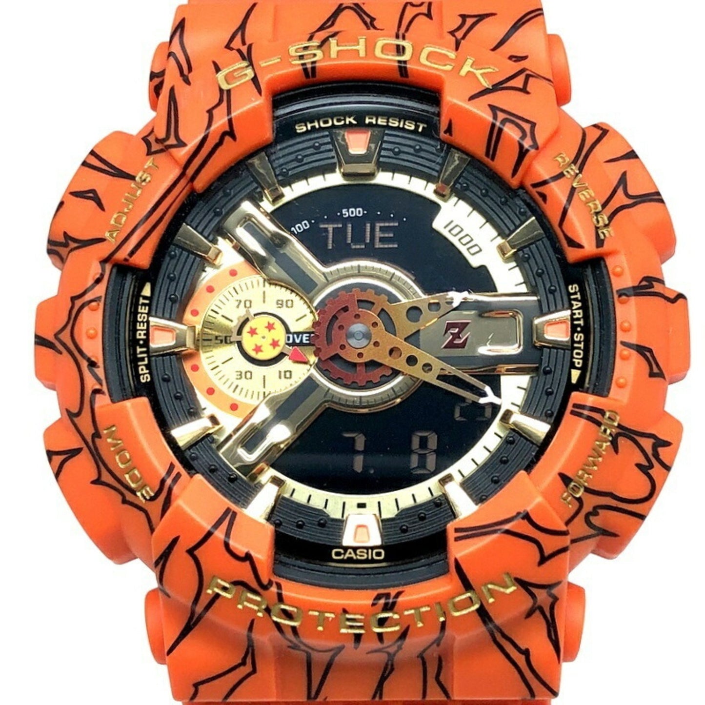 G-Shock Casio Ga-110Jdb-1 Dragonball Z Collaboration Model Watch With Led Light