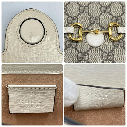 Gucci Horsebit 1955 Mini Shoulder Bag 625615 In Gg Supreme Canvas