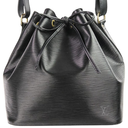 Louis Vuitton Petit Noe Epi Drawstring Shoulder Bag M59012 Black Noir