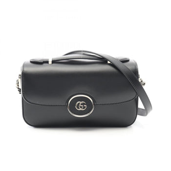 Gucci Double G Shoulder Bag Leather