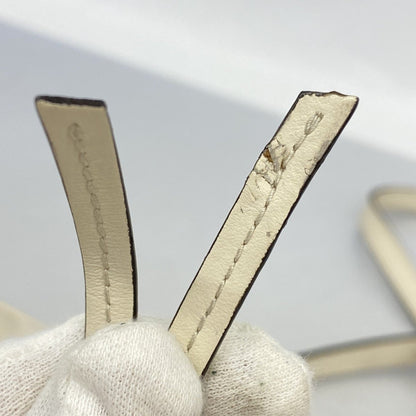 Gucci Gg Marmont Shoulder Bag 447632 Leather Ivory