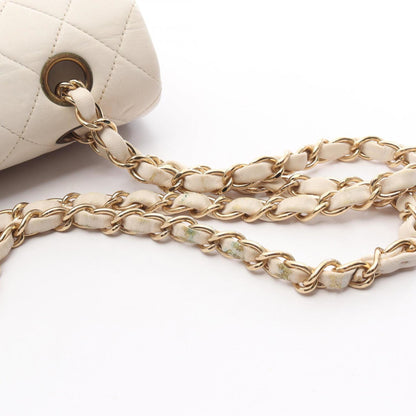 Chanel Matelasse Double Flap Shoulder Bag In Lambskin Leather