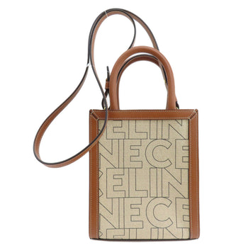 Celine Vertical Cabas Handbag Canvas Leather