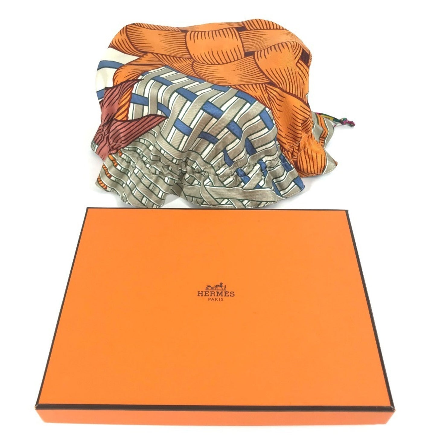 Hermes Petit H Drawstring Makeup Pouch