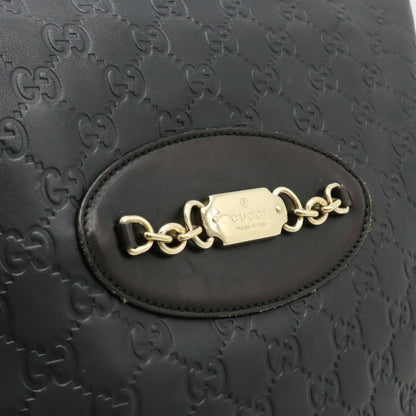 Gucci Guccissima Shoulder Bag Leather Black 145991