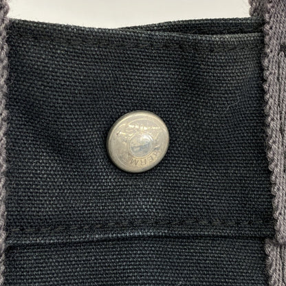 Hermes Tote Bag Foul To Pm Canvas Black