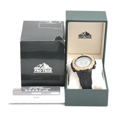 Casio Men'S Pro Trek Tough Solar Watch With Rubber Strap