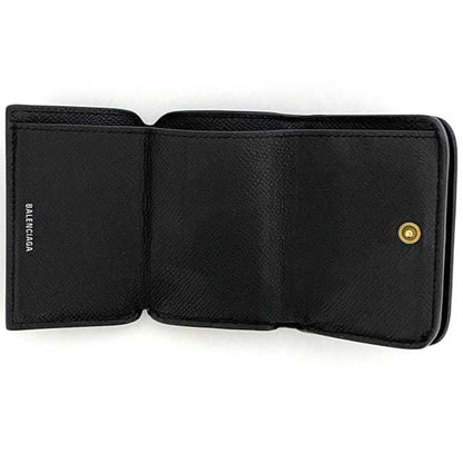 Balenciaga Bb Mini Tri-Fold Wallet (Ec-23593