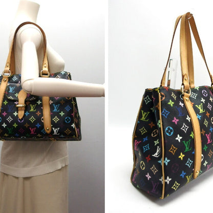 Louis Vuitton Monogram Multicolore Aurelia Mm Tote Bag Black