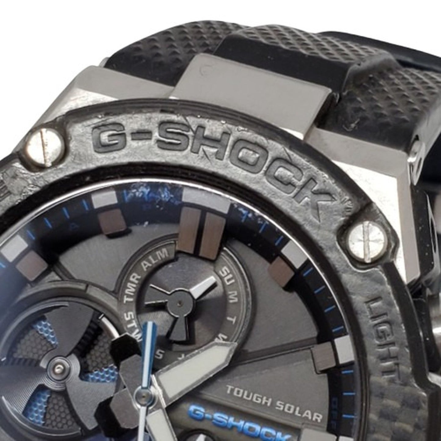 G-Shock Casio Gst-B100Xa-1A G-Steel Watch With Carbon Bezel