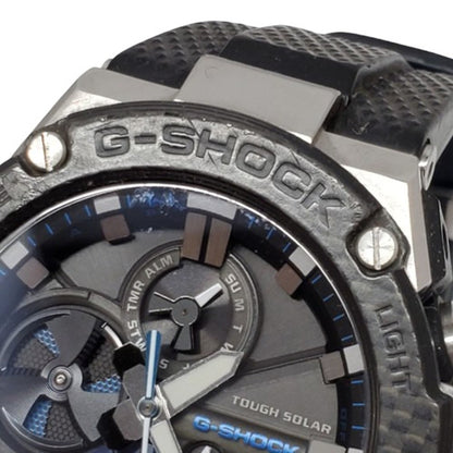 G-Shock Casio Gst-B100Xa-1A G-Steel Watch With Carbon Bezel
