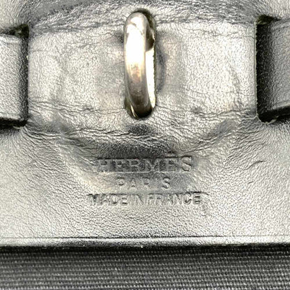 Hermes Herms Airbag Pm Canvas Shoulder Bag/Handbag In Black
