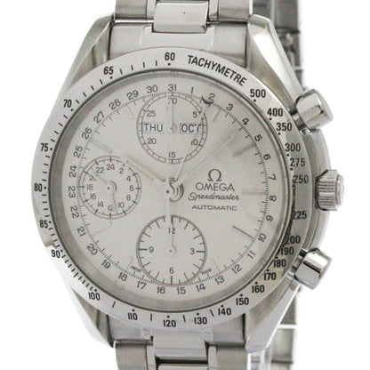 Omega Speedmaster Triple Date Steel Automatic Watch 3521.30 Polished