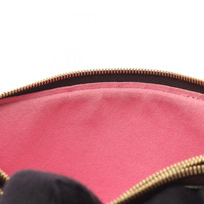 Louis Vuitton Monogram Vivienne Double Zip Pochette Shoulder Bag In Coated Canvas And Leather