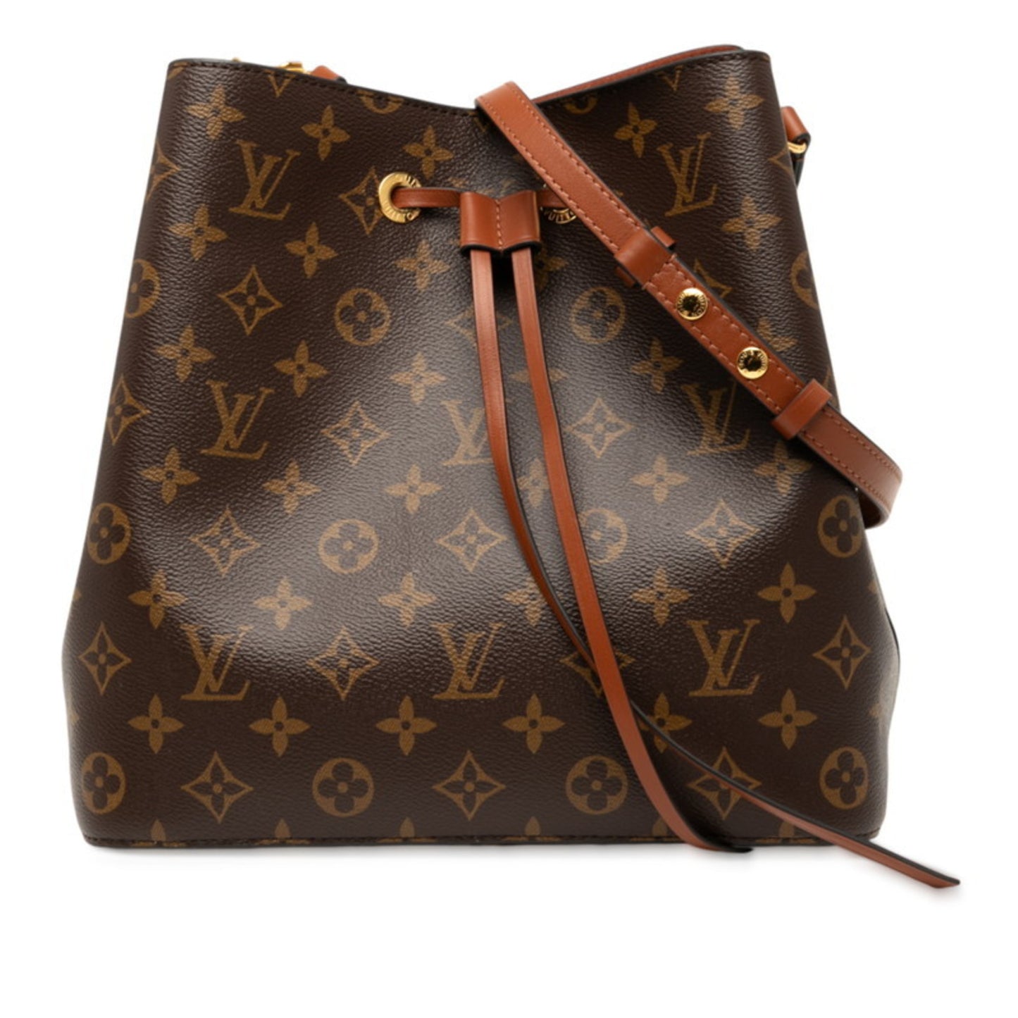 Louis Vuitton Monogram Neonoe Shoulder Bag M44887 Brown Leather