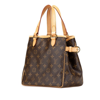 Louis Vuitton Monogram Batignolles Handbag M51156 Brown Leather