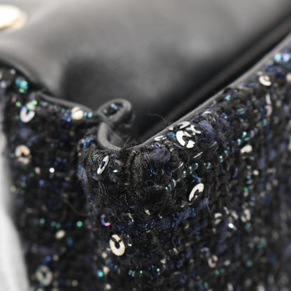 Chanel Coco Mark Faux Pearl Shoulder Bag Fabric