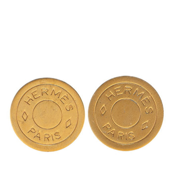 Hermes Serie Earrings Gold Plated