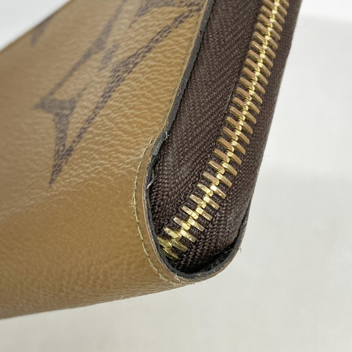 Louis Vuitton Monogram Giant Reverse Zippy Wallet M69353 Brown