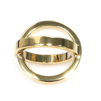 Hermes Herms Bijoutierie Fantaisie Scarf Ring In Gold
