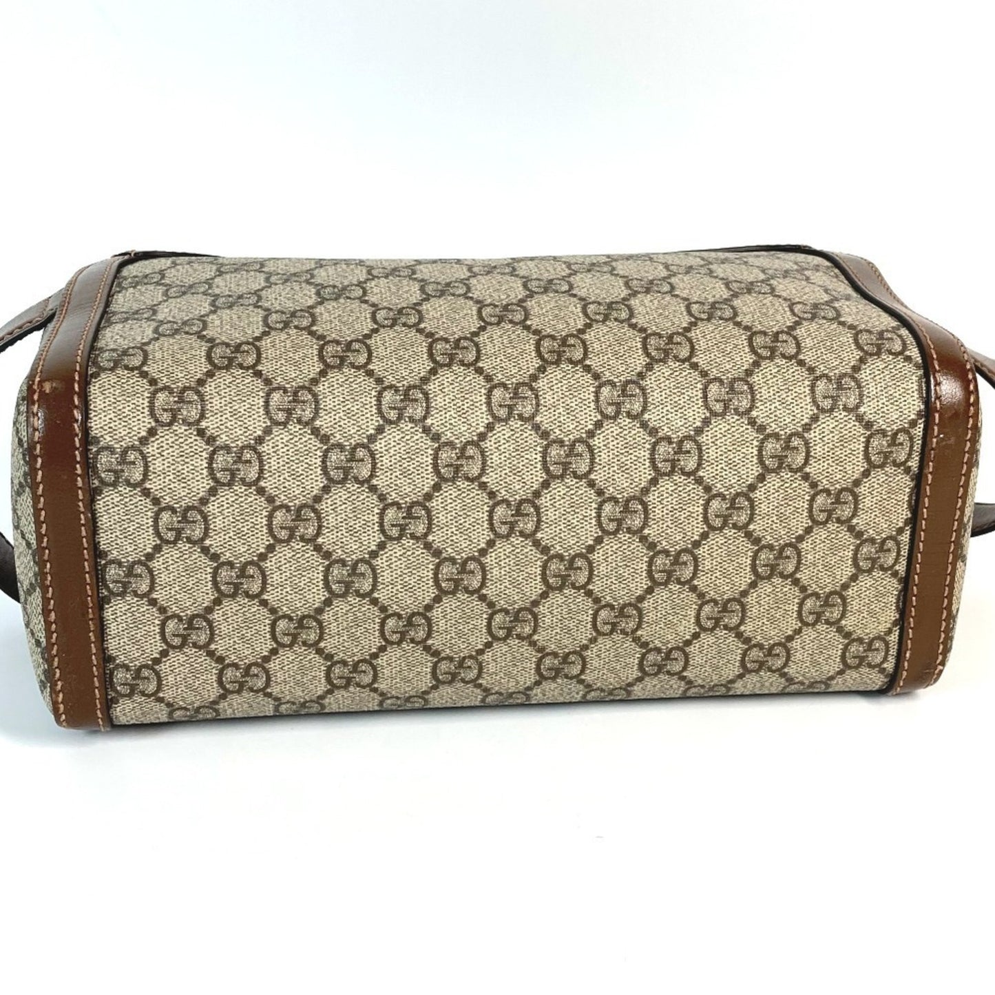 Gucci 730116 Gg Supreme Interlocking G Clutch Bag/Pouch/Second Bag In Canvas/Leather