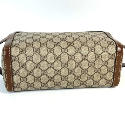 Gucci 730116 Gg Supreme Interlocking G Clutch Bag/Pouch/Second Bag In Canvas/Leather