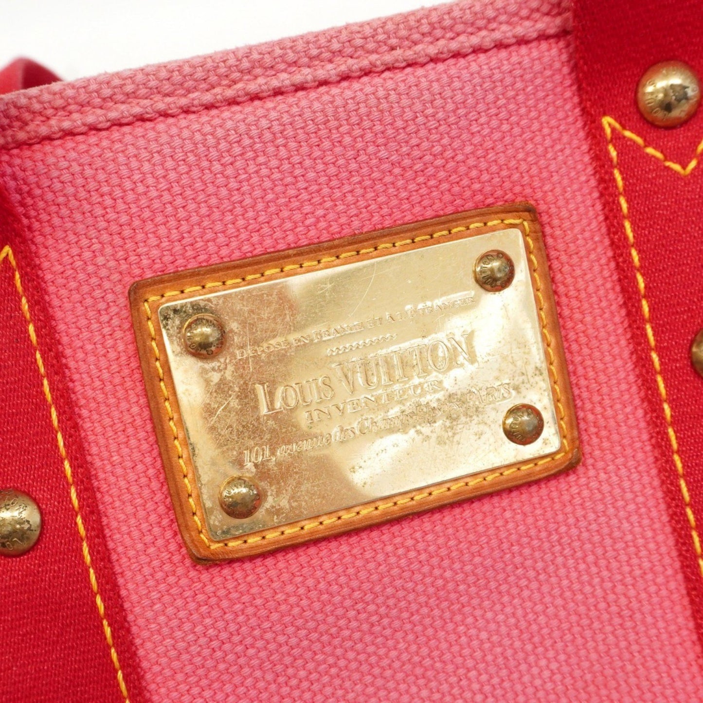 Louis Vuitton Antigua Cabas Pm Handbag M40088 Rose