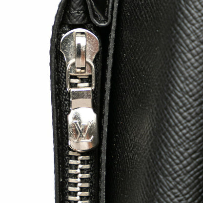 Louis Vuitton Epi Portefeuille Brazza Long Wallet M60622 Noir Black Leather