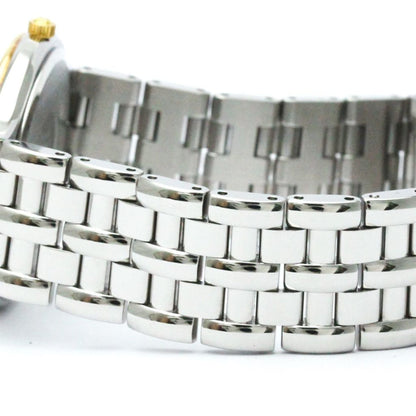 Polished Omega De Ville K18 Gold Steel Quartz