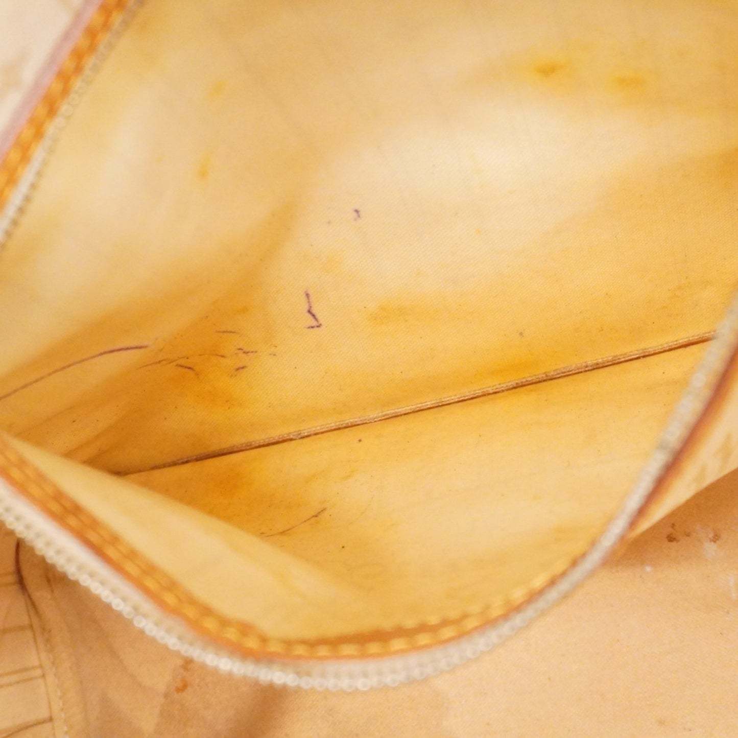 Louis Vuitton Tote Bag Damier Azur Neverfull Mm N51107 White