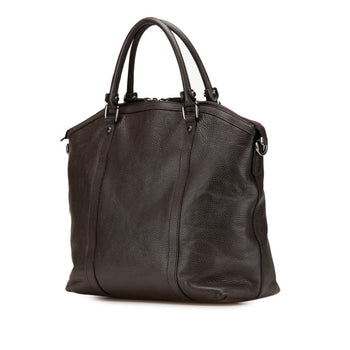 Gucci Interlocking G Handbag/Shoulder Bag 2Way 339551 Brown Leather