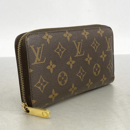 Louis Vuitton Monogram Zippy Wallet M60017 Brown