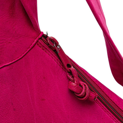 Bottega Veneta Tassel Crossbody Shoulder Bag In Pink Suede