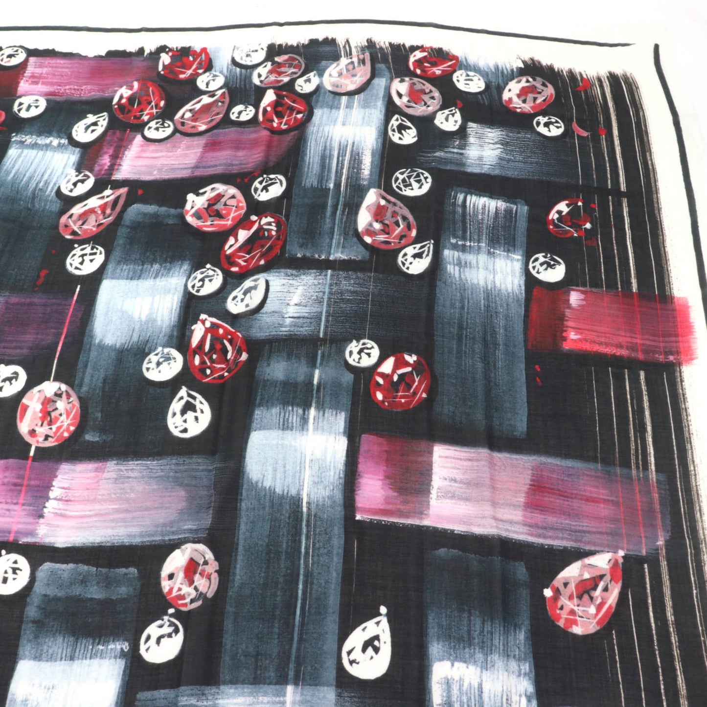 Chanel 100% Cashmere Tweed 2023 Fringed All-Over Print Large Stole/Shawl