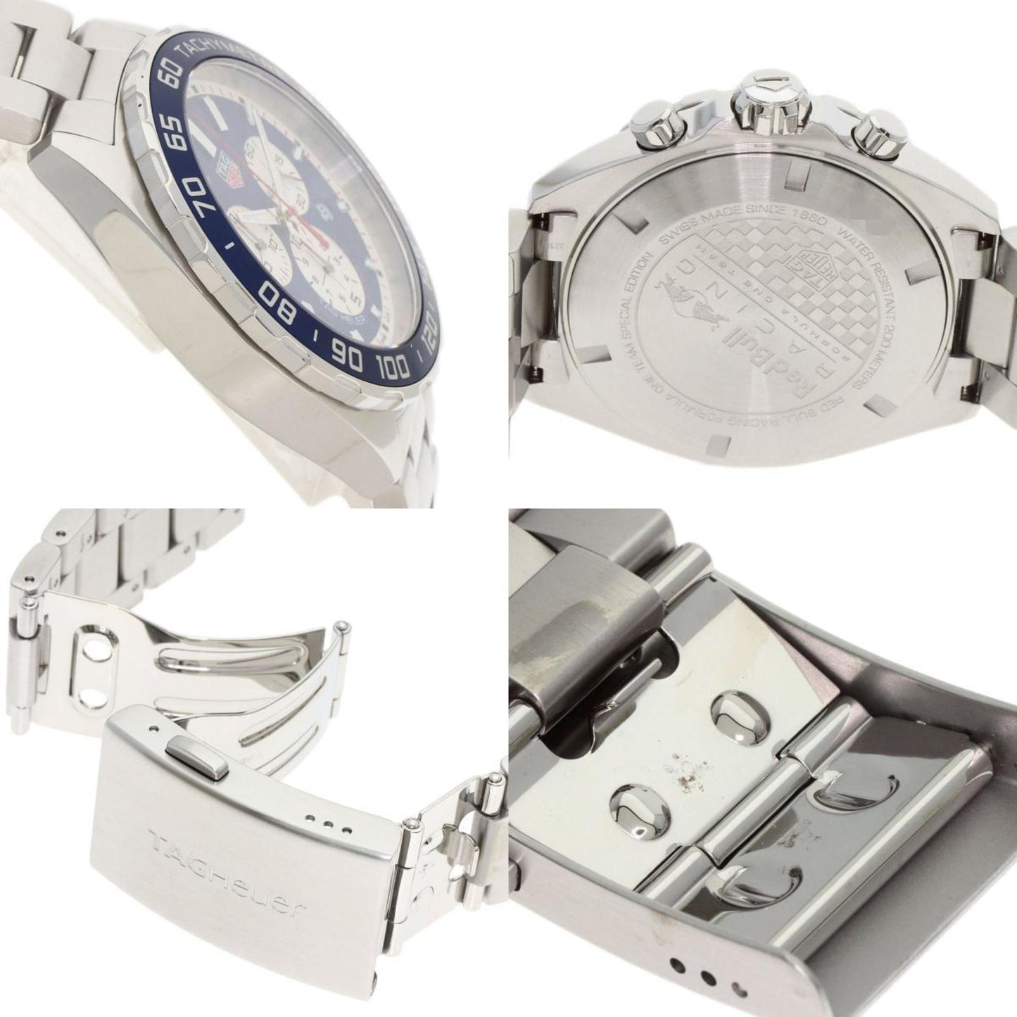 Tag Heuer Caz1018 Formula 1 Red Bull Racing Watch Stainless Steel Ss