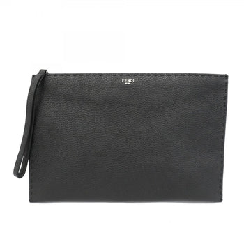 Leather Fendi Clutch Bag