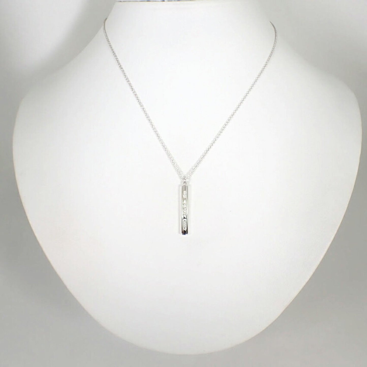Tiffany Sv925 1837 Bar Pendant