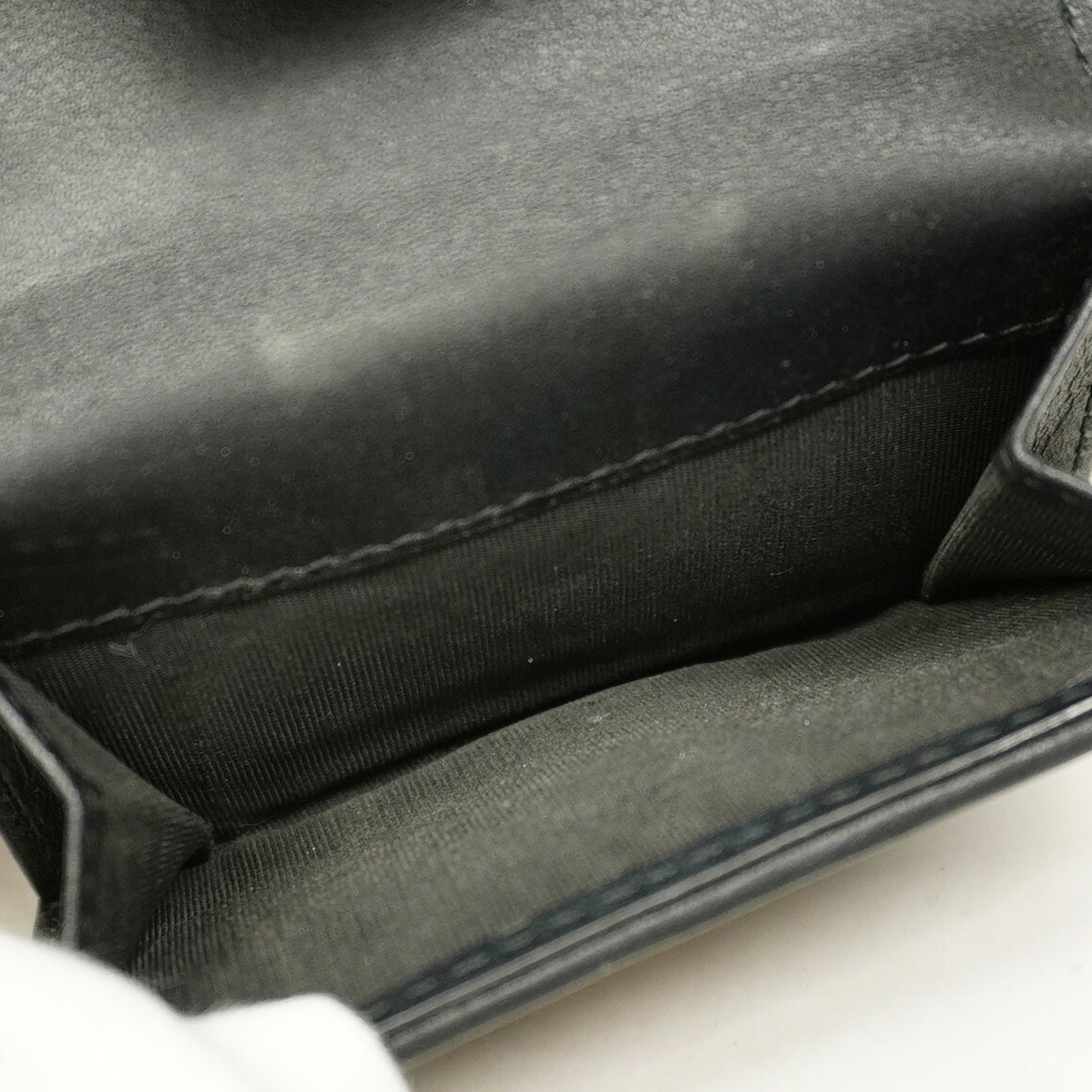 Christian Dior Cannage Leather Tri-Fold Wallet