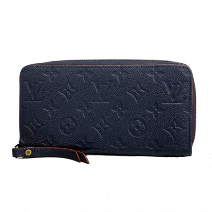 Louis Vuitton Monogram Empreinte Zippy Wallet M62121 Marine Rouge