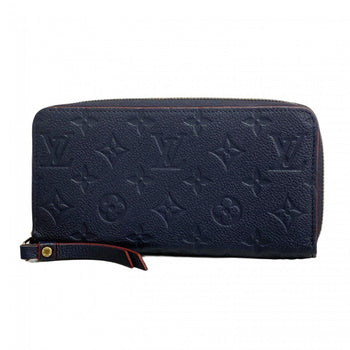Louis Vuitton Monogram Empreinte Zippy Wallet M62121 Marine Rouge